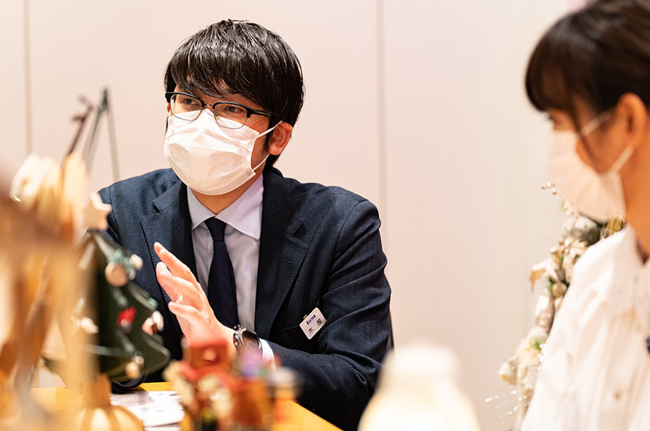 インタビュー時の木屋さんの画像
