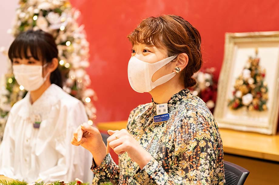 インタビュー時の齋藤さんの画像