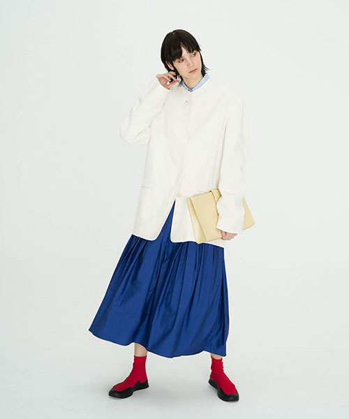 美品 Alexander McQueen コントラストステッチ スカート 38