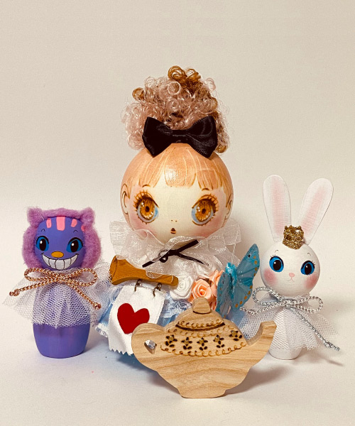 金子 昌見 Cokets 夏を迎える華やかなこけしドールたち ホーム キッチン アート 三越伊勢丹オンラインストア 公式