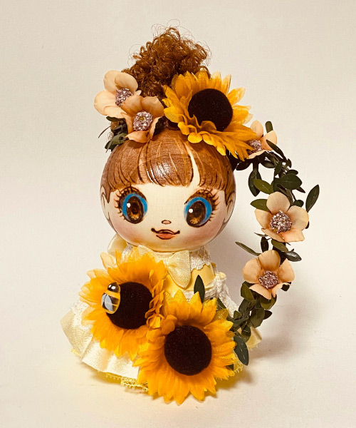 金子 昌見 Cokets 夏を迎える華やかなこけしドールたち ホーム キッチン アート 三越伊勢丹オンラインストア 公式