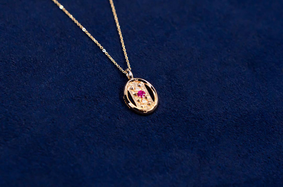 日本橋三越×銀河英雄伝説 プラチナネックレス Artemis necklace