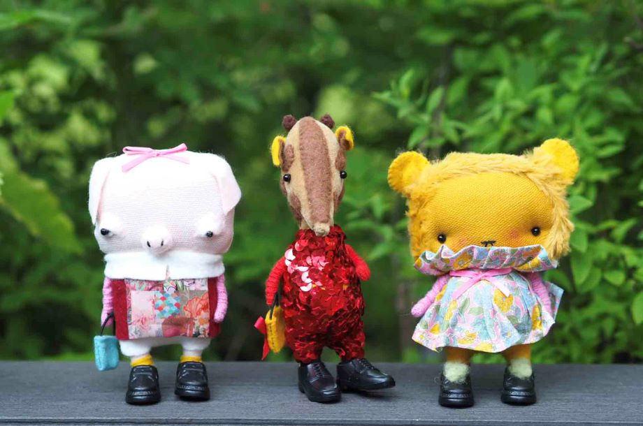 スキッピティホップ SKIPPITY HOPP うさぎ ぬいぐるみ 個人作家 英国展 2025 来日記念】風変わりが愛おしい！スコットランドのアトリエ