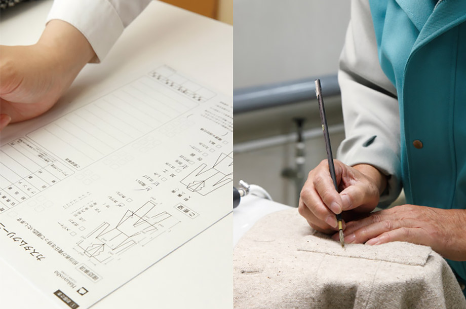 カスタムクリーニングをしている画像