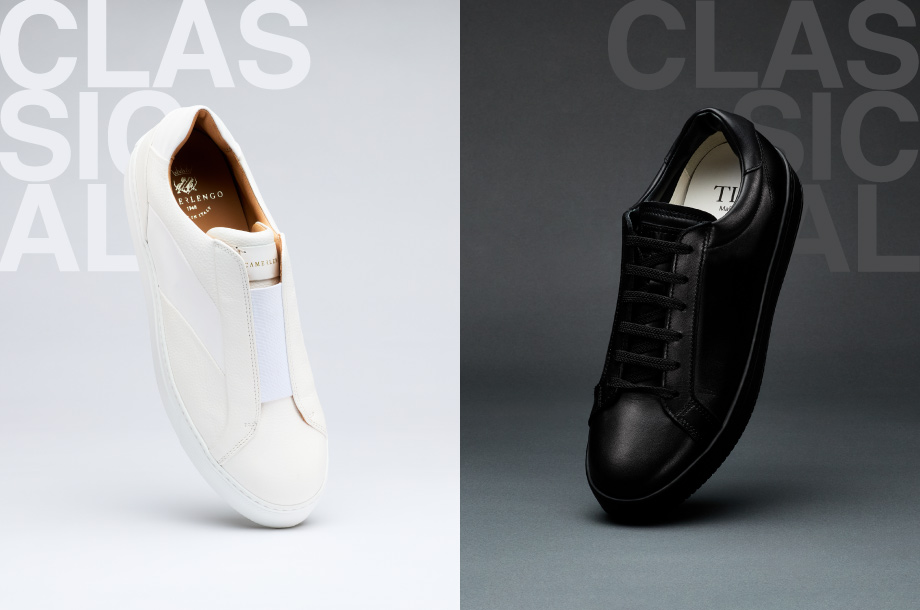 クラシカルなスニーカーの画像