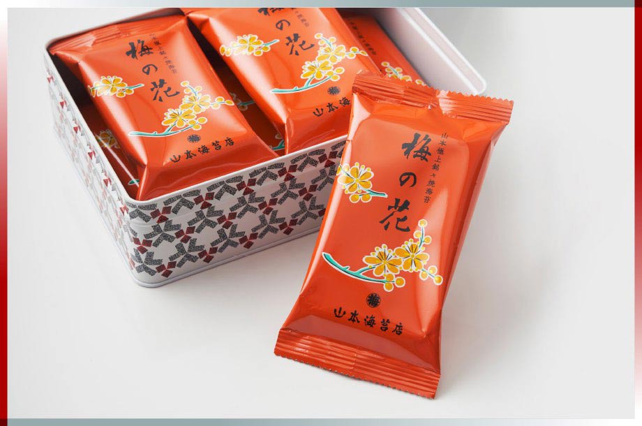 ＜山本海苔店＞梅の花焼海苔 MINORI缶の画像