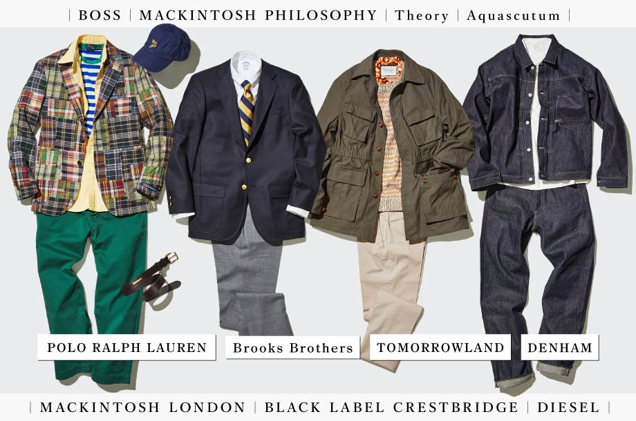 MEN’S AUTHENTIC＆CONTEMPORARYのメインビジュアル