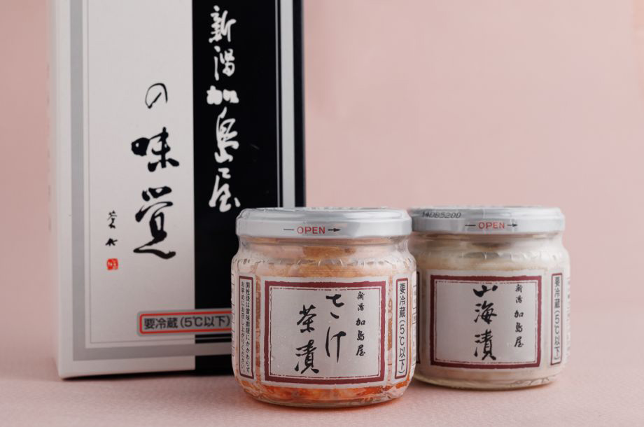 さけ茶漬け中瓶・山海漬け中瓶の画像