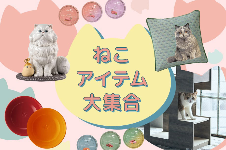 ねこアイテム大集合のメインビジュアル