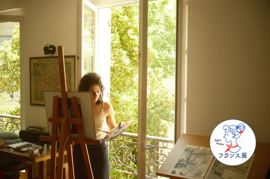 アトリエはモンマルトル。パリジェンヌ、マルレーヌさんに聞く”絵を