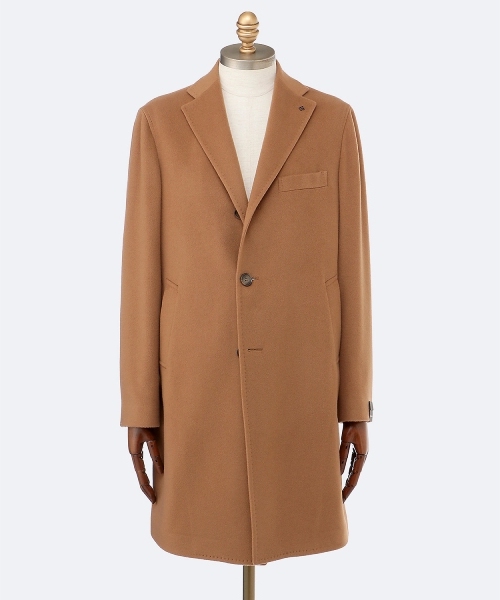現行タグ】ステンカラーコート L ブラウン チェスター 2025年秋冬
