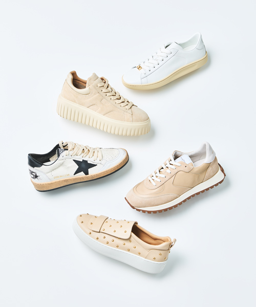 ベーシックスニーカーの集合画像