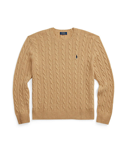 ＜ポロ ラルフ ローレン＞ケーブルニット ウールカシミヤセーターの商品画像