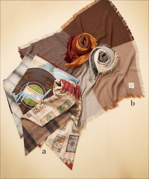 変化球チェックで大人に似合うトラッドスタイルの画像