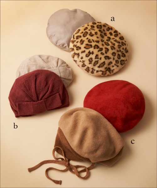 秋色・秋素材の帽子でコーディネートを刷新の画像