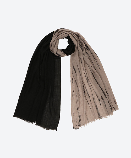 <スズサン> 手筋絞りウールストールの画像