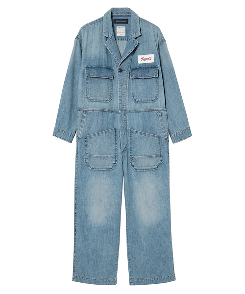 ジャンプスーツデニムの画像