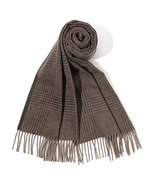 シルク チェック マフラー NOVARAの画像