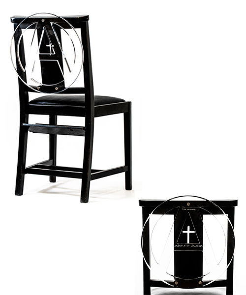 ＜UNDERCOVER/ アンダーカバー＞ A CHURCH CHAIR(CLEARのAマーク)の画像