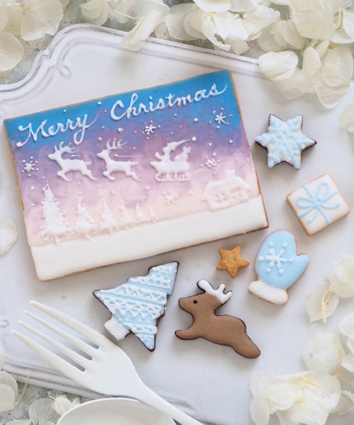 絵画のようなアートクッキーギフトの画像