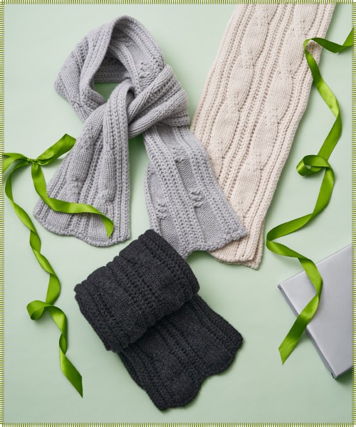 <ISETAN Leaf/イセタンリーフ>マフラー の画像