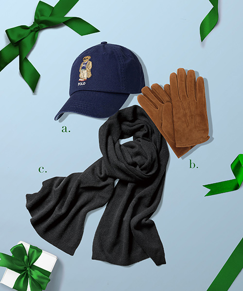 冬のプレゼントの定番！ マフラー・手袋・帽子の画像