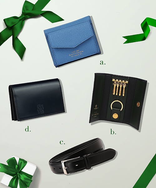 男性は革小物が大好き！ 財布・カードケース・キーケース・ベルトの画像