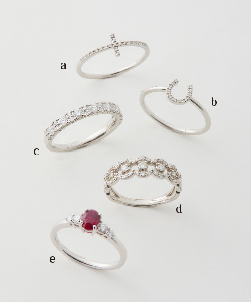 【DECORATIVE】 プラチナのしなやかと強さが叶える繊細な装飾の商品画像