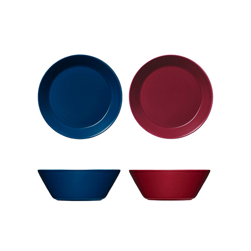 ＜イッタラ＞ティーマ プレート21cm&ボウル15cmペアセットの画像