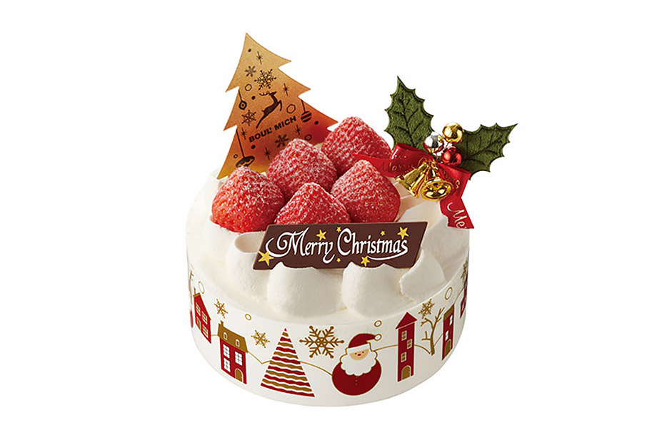 クリスマス・苺ショートケーキの画像
