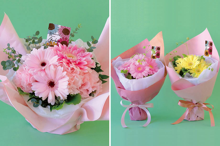 ガーベラのブーケの画像