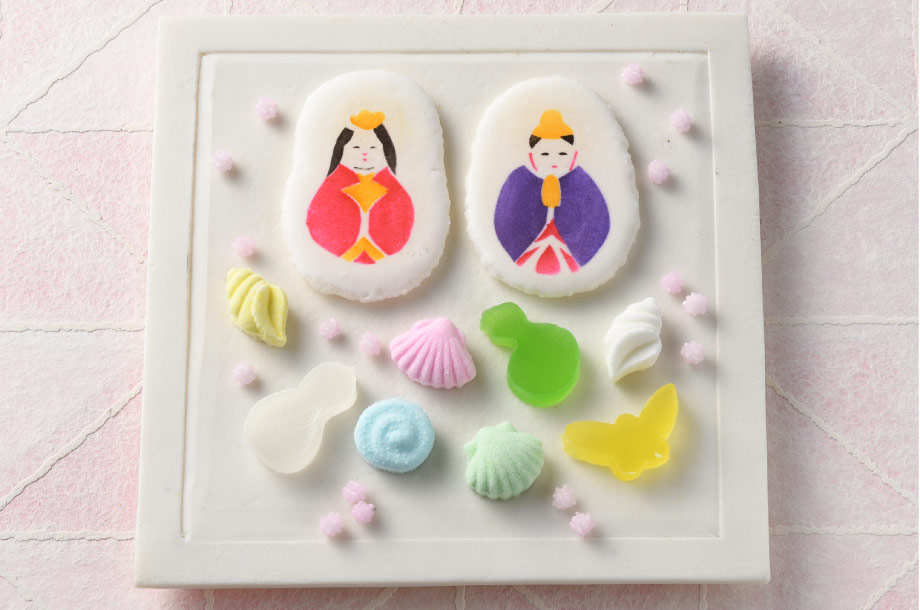 京都＜俵屋吉富＞創作干菓子「桃の節句」の画像