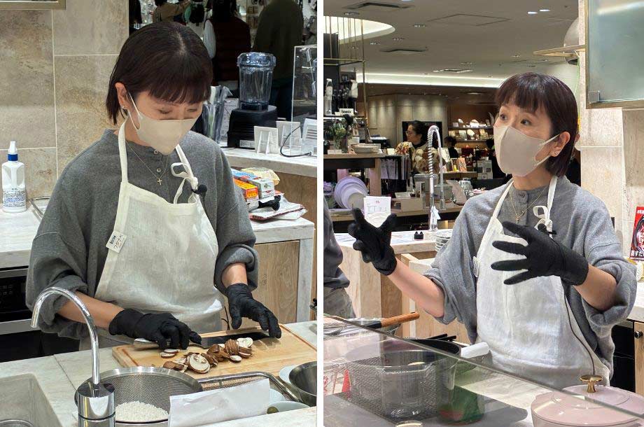 イベント時のワタナベマキさんの画像