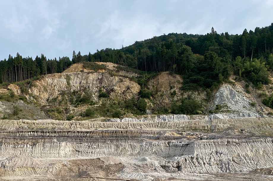 地層景色の画像