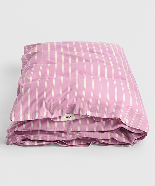 デュベカバーマロウピンクストライプの画像
