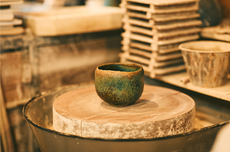 織部茶碗の画像