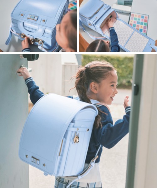 三越伊勢丹オリジナル＜ケイト・スペード ニューヨーク キッズ＞ランドセルの商品使用画像