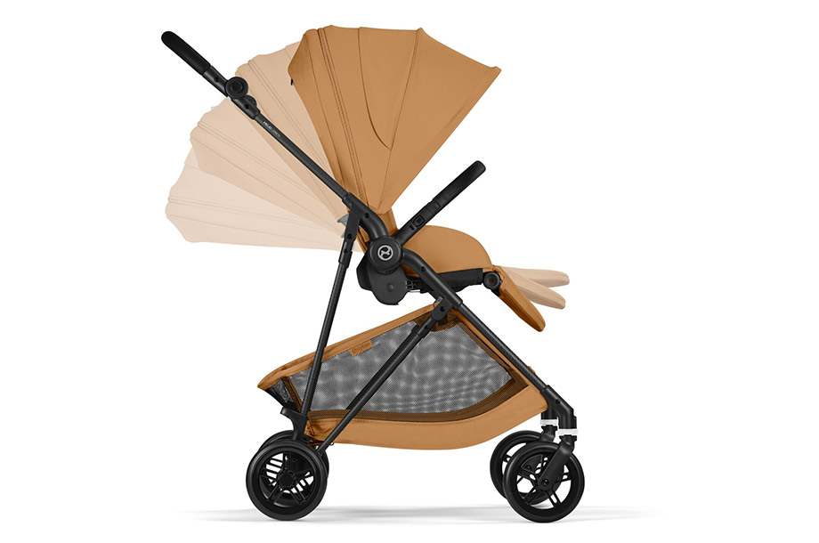 4段階リクライニングのイメージ画像