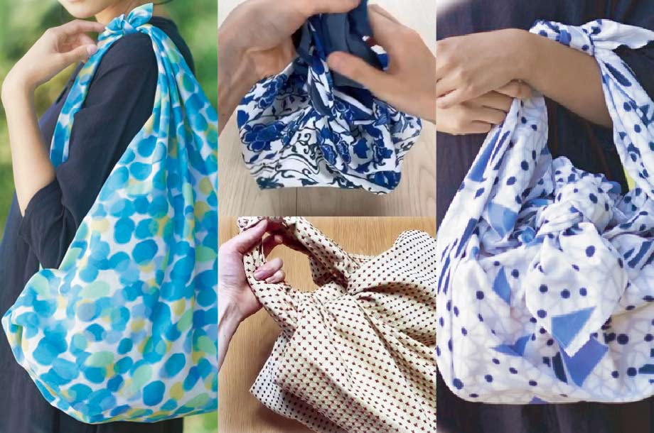 風呂敷で手軽にマイバッグ！～風呂敷バッグの作り方を動画でご紹介～