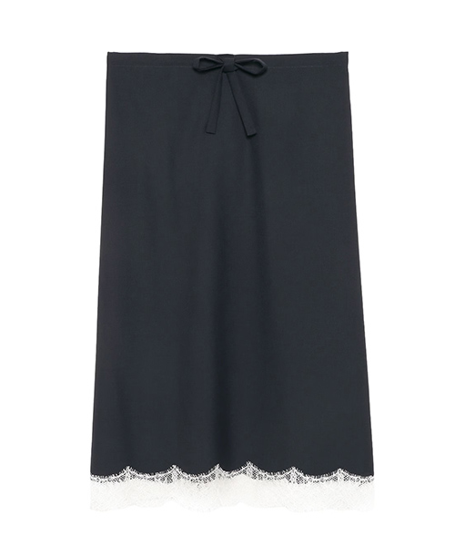 ＜マディソンブルー＞MIDDLE SKIRT LACE PE/Wの商品画像