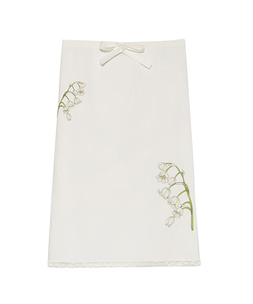＜マディソンブルー＞MIDDLE SKIRT MUGEUNET C/LIの商品画像