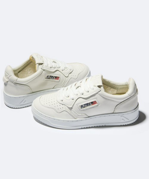 ＜AUTRY/オートリー＞MEDALIST LOW MAN SG10 SOLIDGOAT WHITEの商品画像