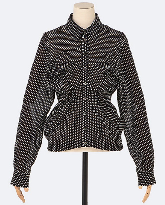 美品　ジュンヤワタナベ　ゼブラ　トップス JUNYA WATANABE(ジュンヤワタナベ) メッシュロングスリーブTシャツ JM