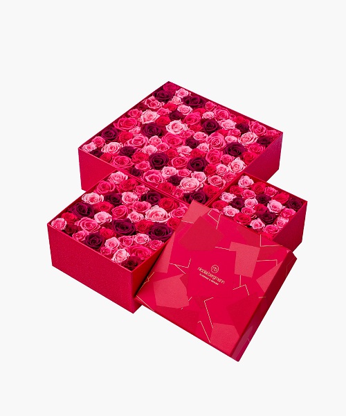 ＜ニコライ バーグマン フラワーズ ＆ デザイン＞フレッシュフラワーボックスのイメージ画像