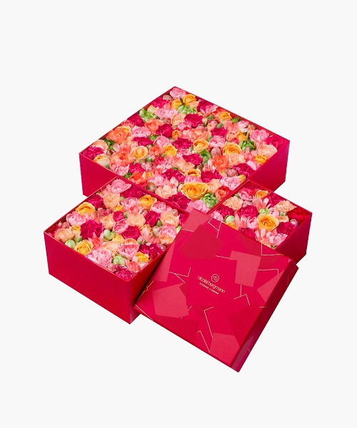 ＜ニコライ バーグマン フラワーズ ＆ デザイン＞フレッシュフラワーボックスのイメージ画像