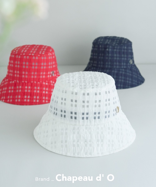 ＜Chapeau d' O/シャポー ド オー＞バケットハットの画像