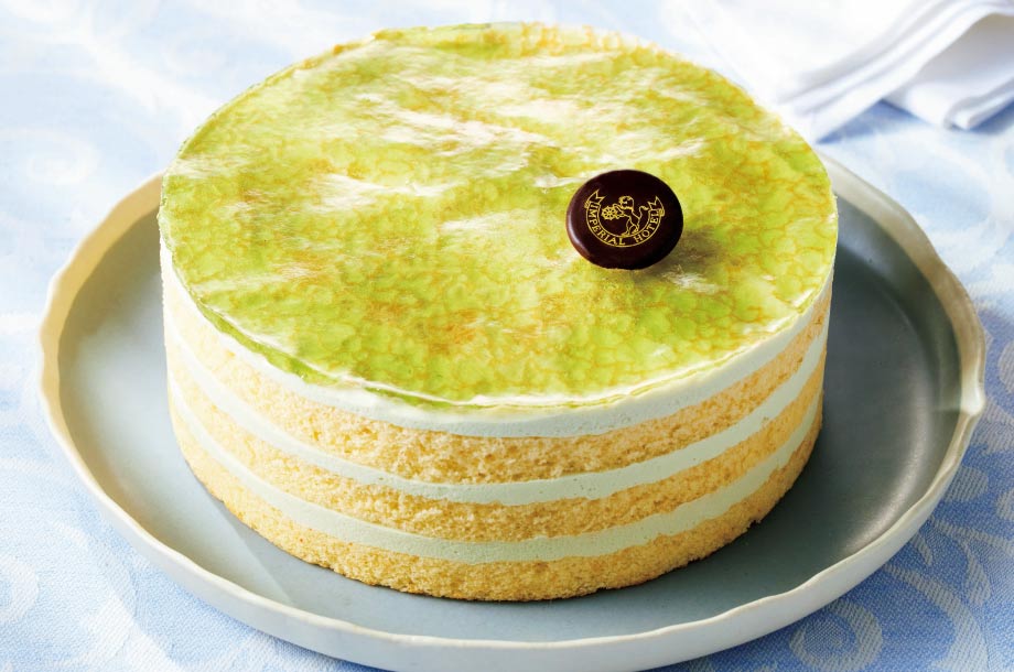 ＜帝国ホテル＞メロンのケーキの画像