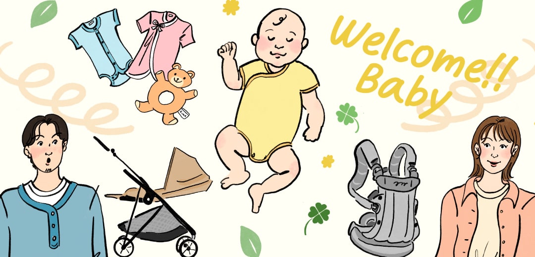 プレママや新米ママにお届けする 三越伊勢丹の出産準備・子育て情報のメインビジュアル