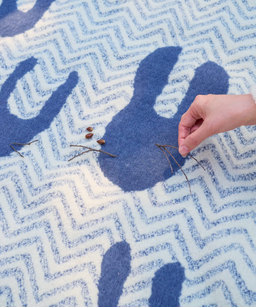 【新品】ミナペルホネン ブランケット メッツァ　2024伊勢丹限定　完売品 wool blanket（ウールブランケット） metsa