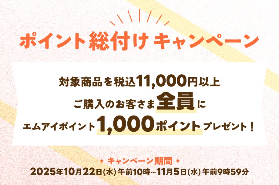 ポイント総付けキャンペーン